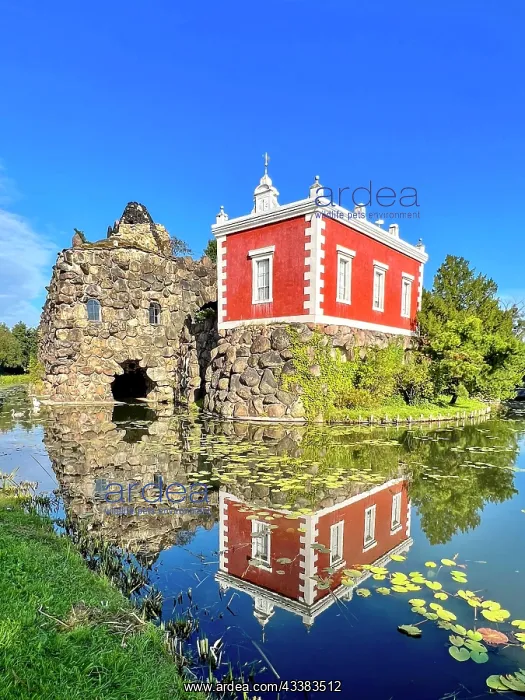 : Stein Island with artificial volcano, KulturstiftungVilla : Stein Island with artificial volcano, KulturstiftungVilla