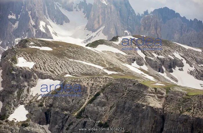 : Stone Stripes from frost heave in high altitude : Stone Stripes from frost heave in high altitude