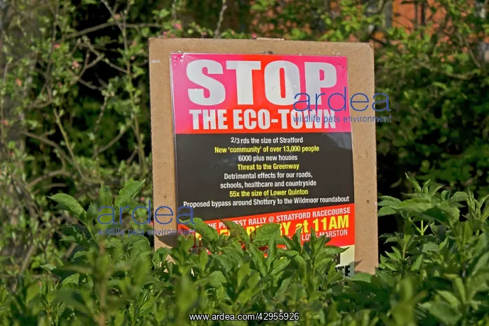 : 'Stop eco new townI posters : 'Stop eco new townI posters