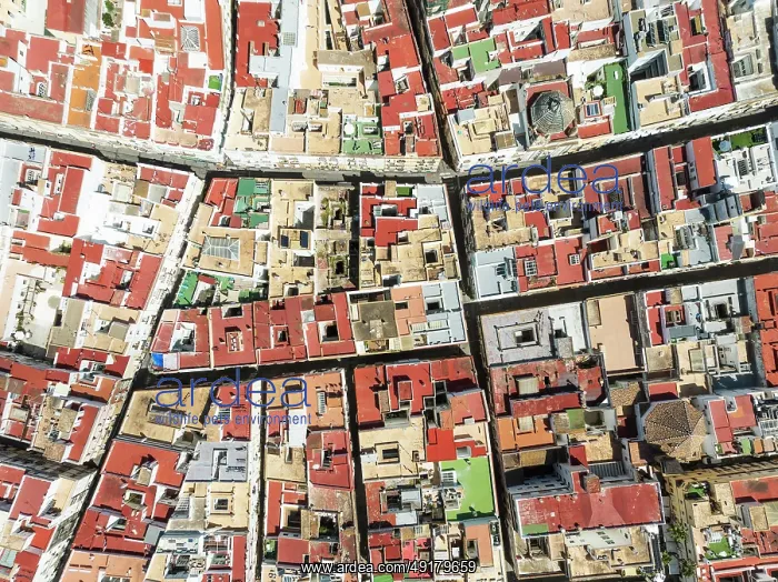 : Streets and rooftops in the town of Cádiz : Streets and rooftops in the town of Cádiz