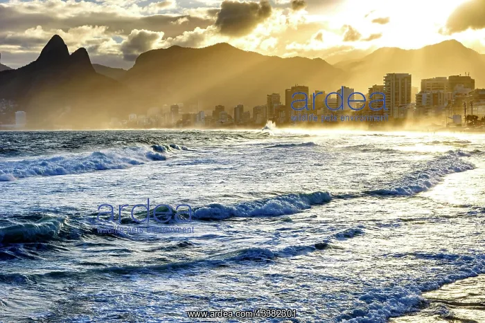 : Summer sunset with cloudy sky with Two Brothers : Summer sunset with cloudy sky with Two Brothers