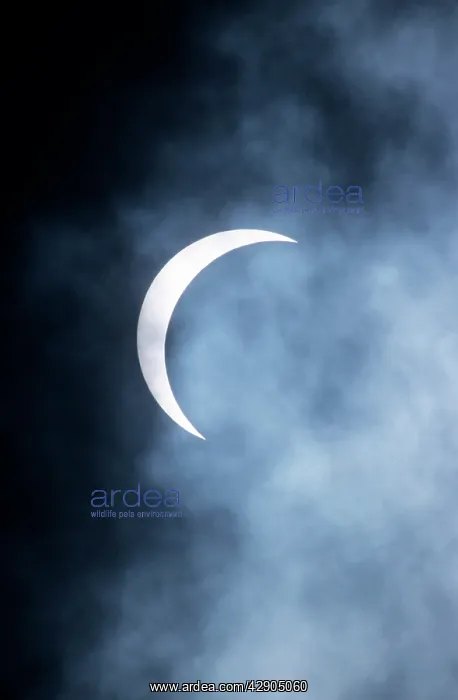  : SUN - Eclipse, shadow of the moon covering the sun