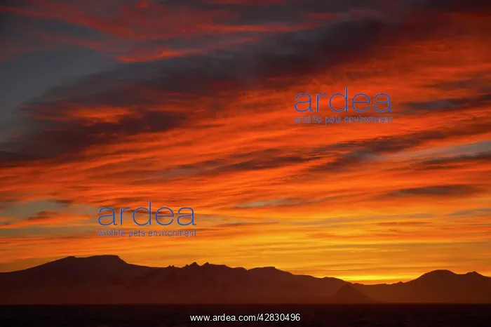  : Sunset. Antarctic Penninsular