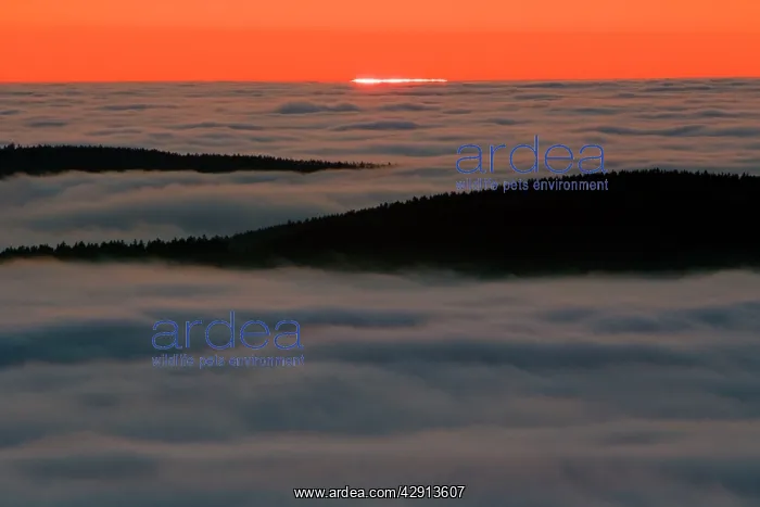 : Sunset - over Meissner Hills : Sunset - over Meissner Hills