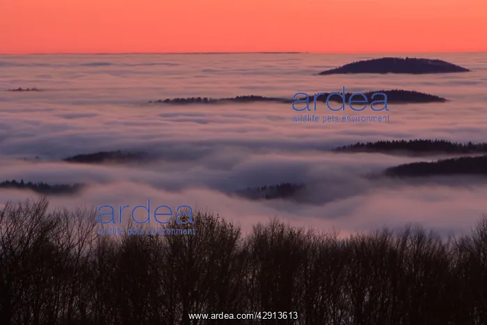 : Sunset - over Meissner Hills : Sunset - over Meissner Hills