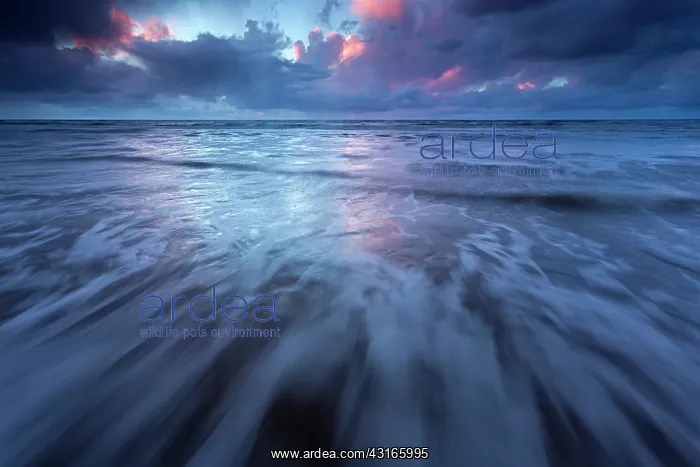 : Sunset over North Sea : Sunset over North Sea