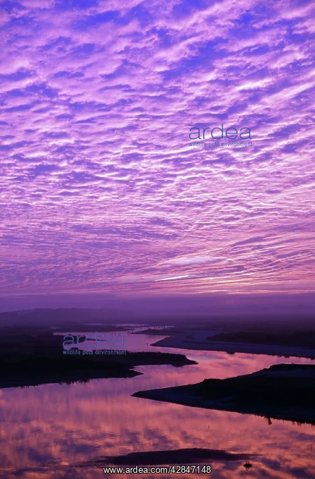  : Sunset - over river