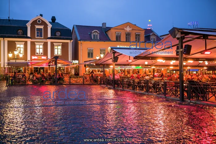 : Sweden, Linkoping, cafes and bars on Stora target : Sweden, Linkoping, cafes and bars on Stora target