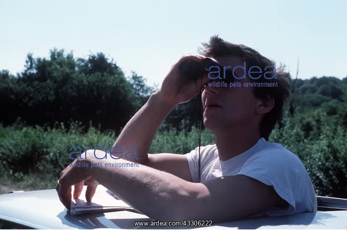 : TEENAGER BIRD WATCHING - from top of car : TEENAGER BIRD WATCHING - from top of car