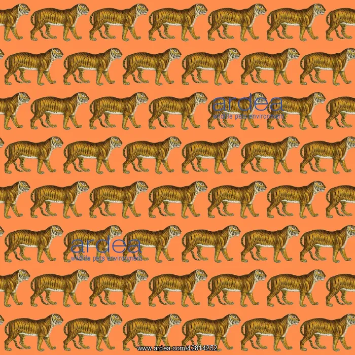 : Tigers repeating pattern Digital Manipulation: Tigers (MEPL) : Tigers repeating pattern Digital Manipulation: Tigers (MEPL)