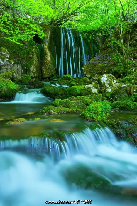 : Toberia falls, Andoin, Sierra Entzia Natural Park : Toberia falls, Andoin, Sierra Entzia Natural Park