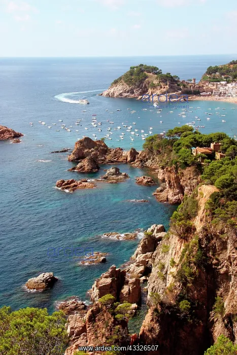 : TOSSA DE MAR. Landscape coast. Catalonia : TOSSA DE MAR. Landscape coast. Catalonia