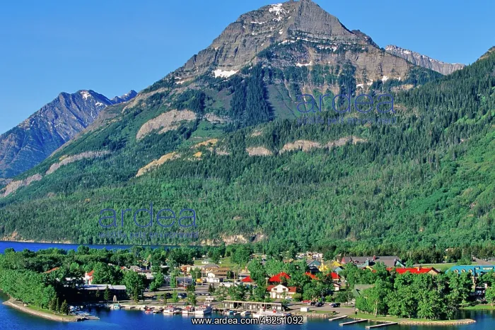 : Tour boat cruising Waterton Lake in Waterton : Tour boat cruising Waterton Lake in Waterton