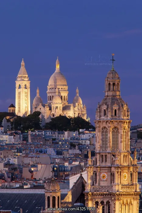 : Tower of Trinite d Estienne d Orves Church : Tower of Trinite d Estienne d Orves Church