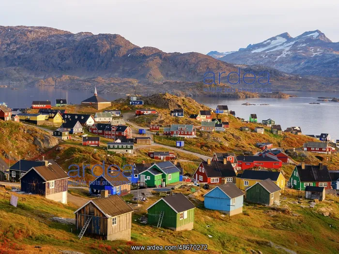 : Town Tasiilaq (former Ammassalik), the biggest town in : Town Tasiilaq (former Ammassalik), the biggest town in