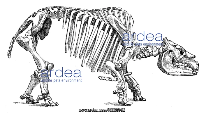 : Toxodon, Cenozoic Mammal : Toxodon, Cenozoic Mammal
