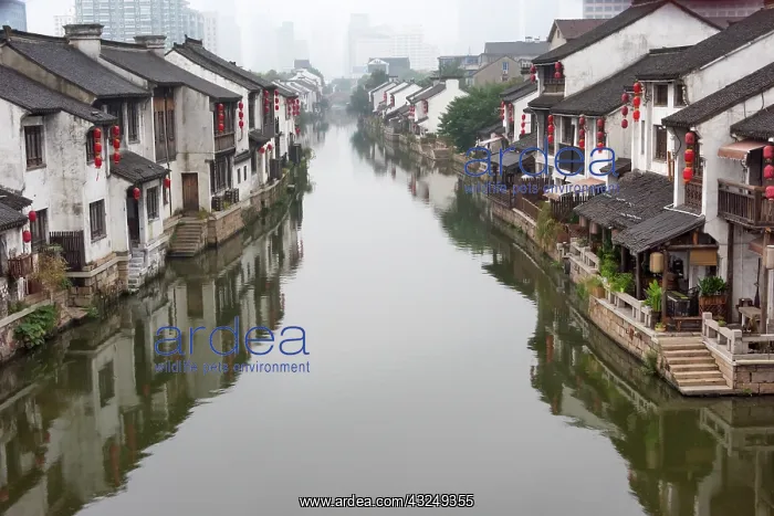 : Traditional houses along the Grand Canal, Wuxi : Traditional houses along the Grand Canal, Wuxi