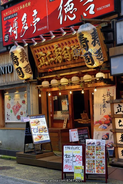 : Traditional restaurant in Shinjuku, Tokyo, Japan : Traditional restaurant in Shinjuku, Tokyo, Japan