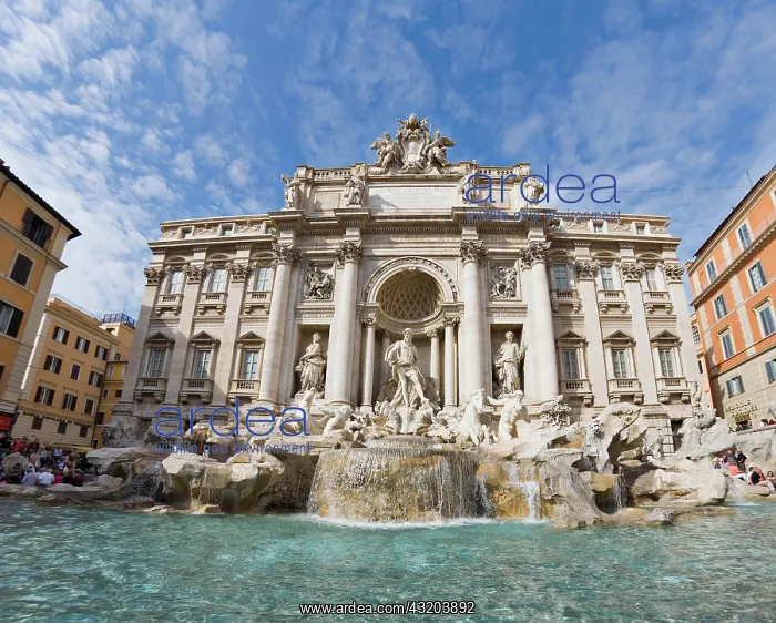 : Trevi Fountain, Rome, Italy, Europe : Trevi Fountain, Rome, Italy, Europe