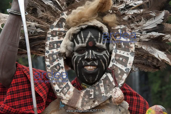 : Tribesman - local - Thompson's Falls dressed up for tourists : Tribesman - local - Thompson's Falls dressed up for tourists