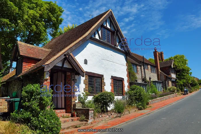  : Tudor cottages in the village of Rottingdean