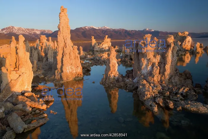 : Tufa Formation - Tufa Formations reflected in the : Tufa Formation - Tufa Formations reflected in the