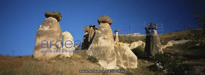 : Turkey, Cappadocia, Rock formation landscape : Turkey, Cappadocia, Rock formation landscape