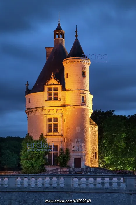 : Twilight over the 15th century Guard Tower : Twilight over the 15th century Guard Tower