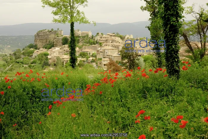 : Typical village in Luberon area : Typical village in Luberon area