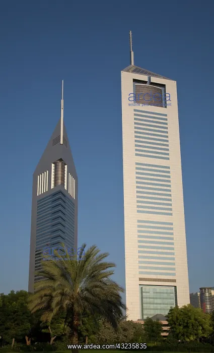 : UAE, Dubai. Jumeirah Emirates Towers in : UAE, Dubai. Jumeirah Emirates Towers in