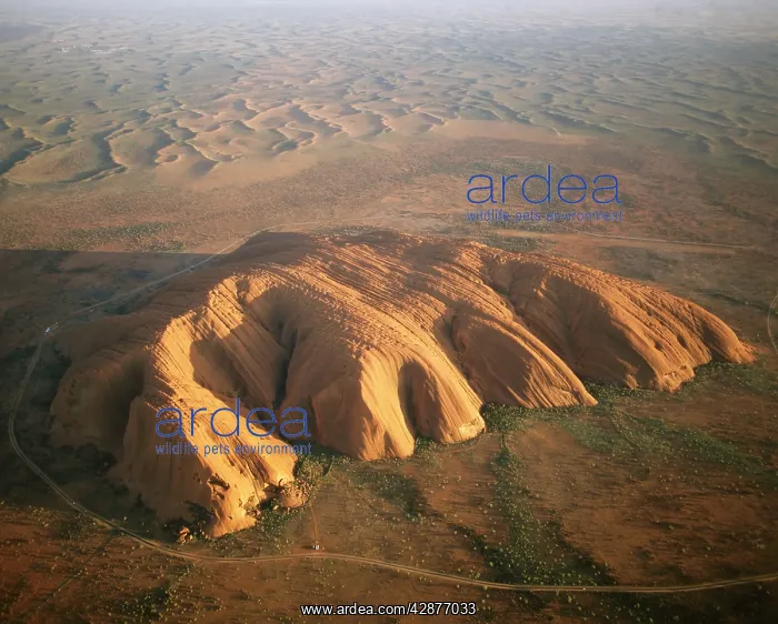 : Uluru / Ayers Rock - aerial image : Uluru / Ayers Rock - aerial image