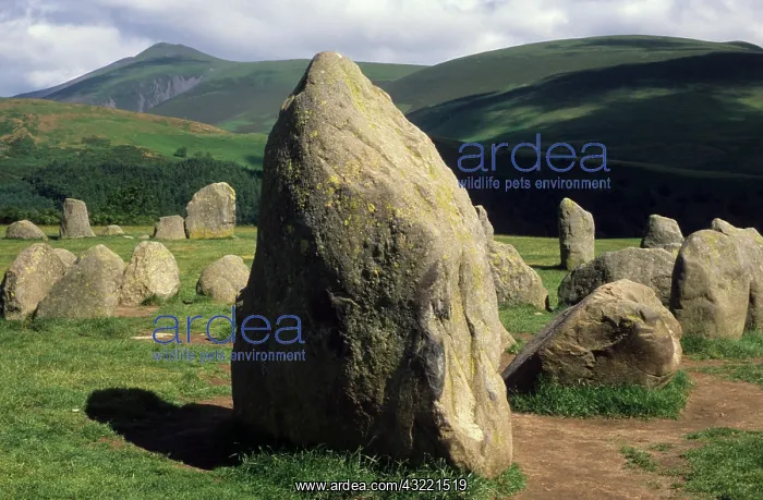 : United Kingdom, Cumbria, Castlerigg Stone : United Kingdom, Cumbria, Castlerigg Stone