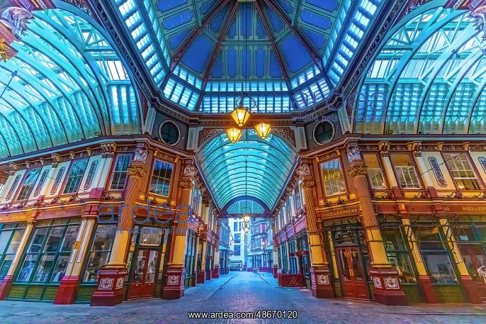 : United Kingdom, England, London. Early morning in the : United Kingdom, England, London. Early morning in the