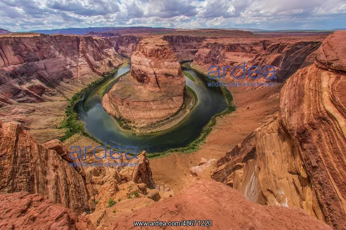 : USA, Arizona, Colorado River. Horseshoe Bend landscape. ic J : USA, Arizona, Colorado River. Horseshoe Bend landscape. ic J