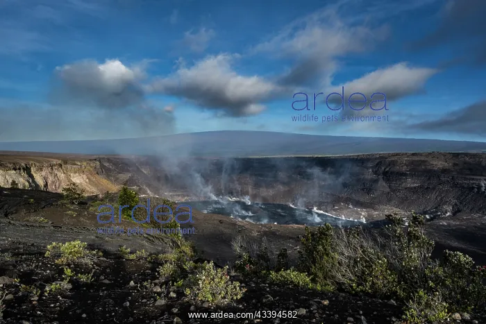 : USA, Big Island, Hawaii. Smoldering eruption of : USA, Big Island, Hawaii. Smoldering eruption of