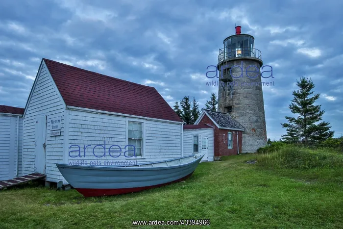 : USA, Maine. Monhegan Island, Monhegan Lighthouse : USA, Maine. Monhegan Island, Monhegan Lighthouse