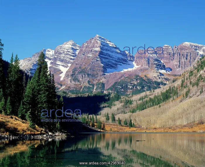 : USA - Maroon Bells - Rocky Mountains - Colorado - USA : USA - Maroon Bells - Rocky Mountains - Colorado - USA
