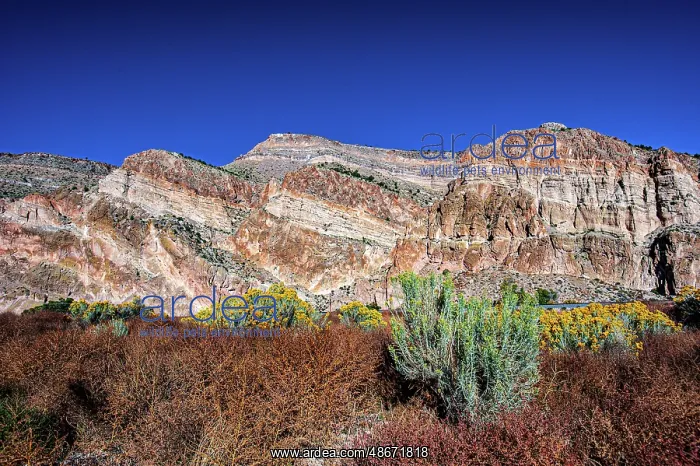 : USA, Nevada, Elgin. Rainbow Canyon : USA, Nevada, Elgin. Rainbow Canyon
