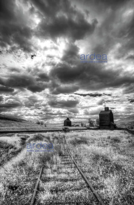 : USA, Palouse Country, Washington State, old wooden : USA, Palouse Country, Washington State, old wooden