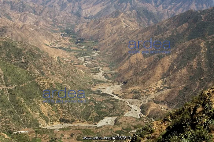 : Valley - Seen from the old road from Asmara to : Valley - Seen from the old road from Asmara to