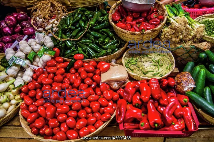 : Vegetable stalls, Solol highland market centre : Vegetable stalls, Solol highland market centre