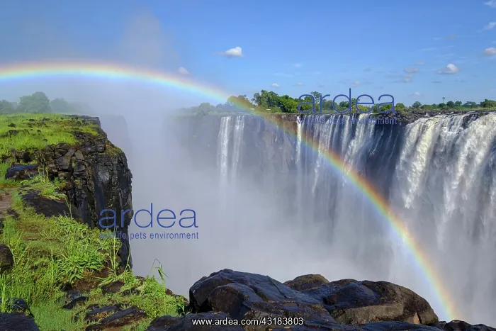 : Victoria falls the second Gorge on the river falls : Victoria falls the second Gorge on the river falls