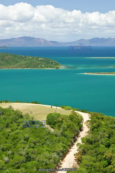 : View of Baie Ste Marie from Ouen Toro Hill : View of Baie Ste Marie from Ouen Toro Hill