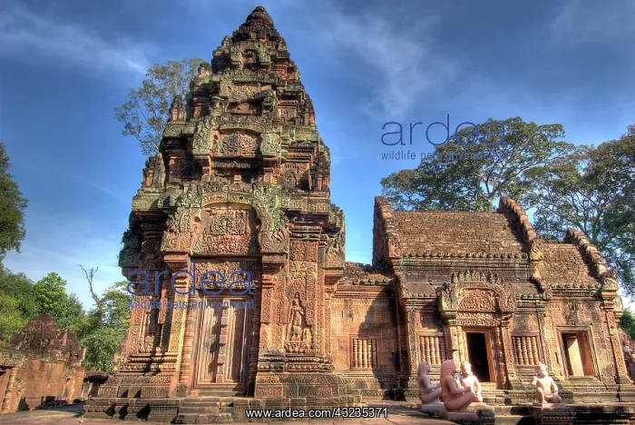 : View of Banteay Srei, Angkor, Siem Reap : View of Banteay Srei, Angkor, Siem Reap