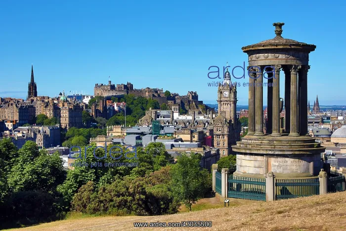  : View of Edinburgh city skyline with the Dugald