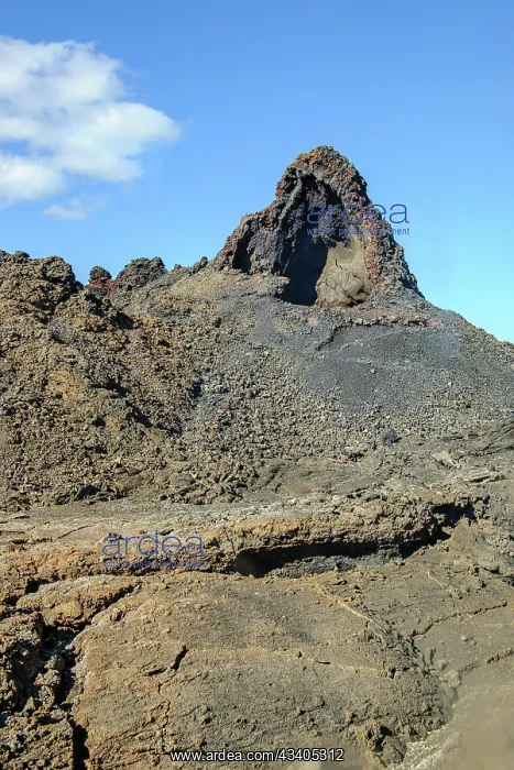  : View of geological formation of cooled lava, Montaas d
