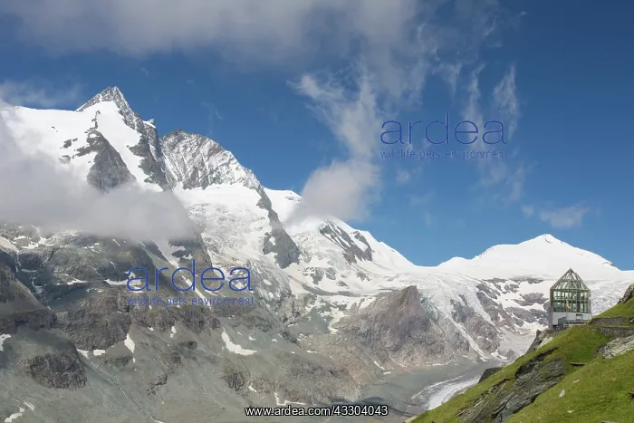 : View of Grossglockner and Swarovski look-out in : View of Grossglockner and Swarovski look-out in