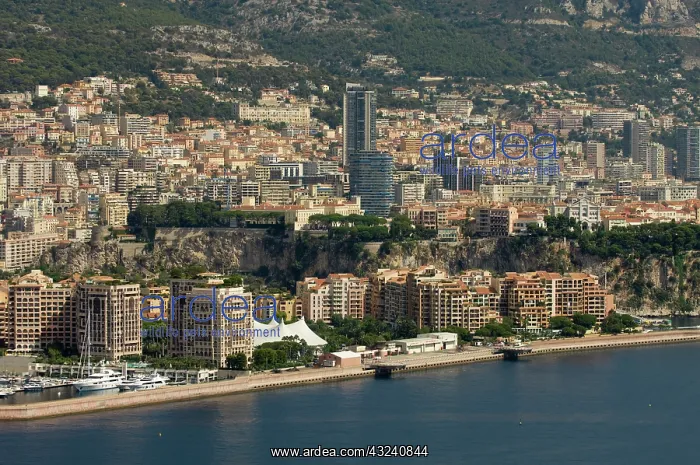 : View from Helicopter, Cote d'Azur, Monaco : View from Helicopter, Cote d'Azur, Monaco
