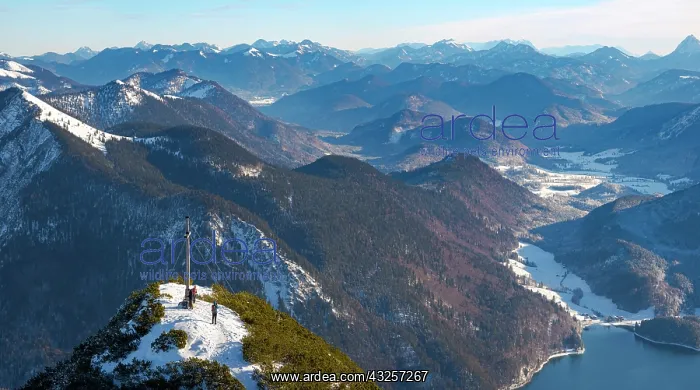 : View towards Jachenau and Karwendel mountain range : View towards Jachenau and Karwendel mountain range