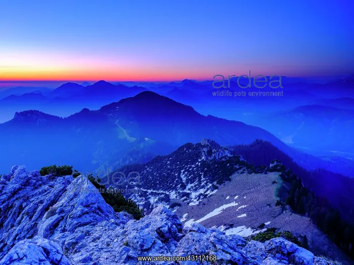  : View from the Kampenwand to the Chiemgau and Berchtesgaden